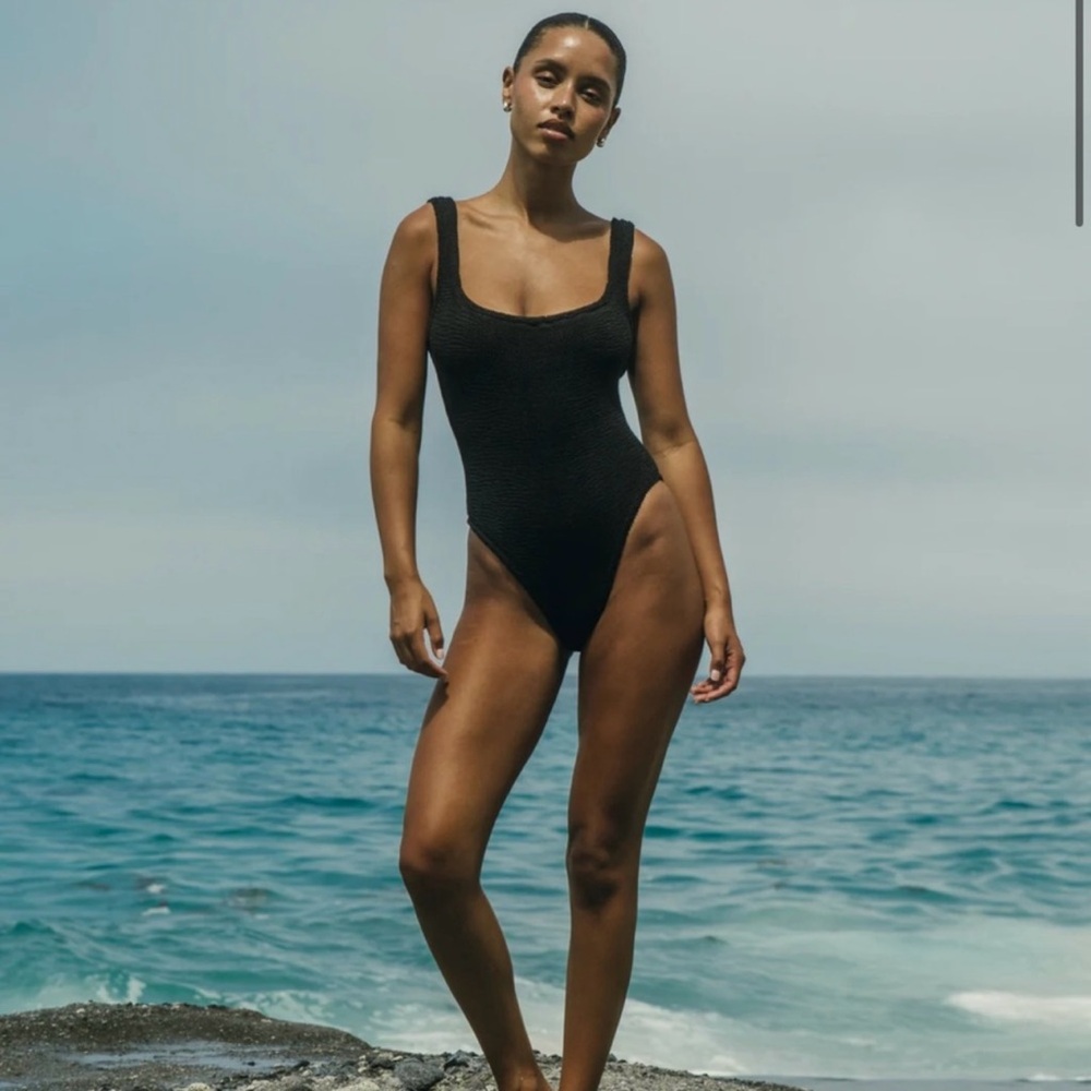 Chic Black Women's One-Piece Swimsuit